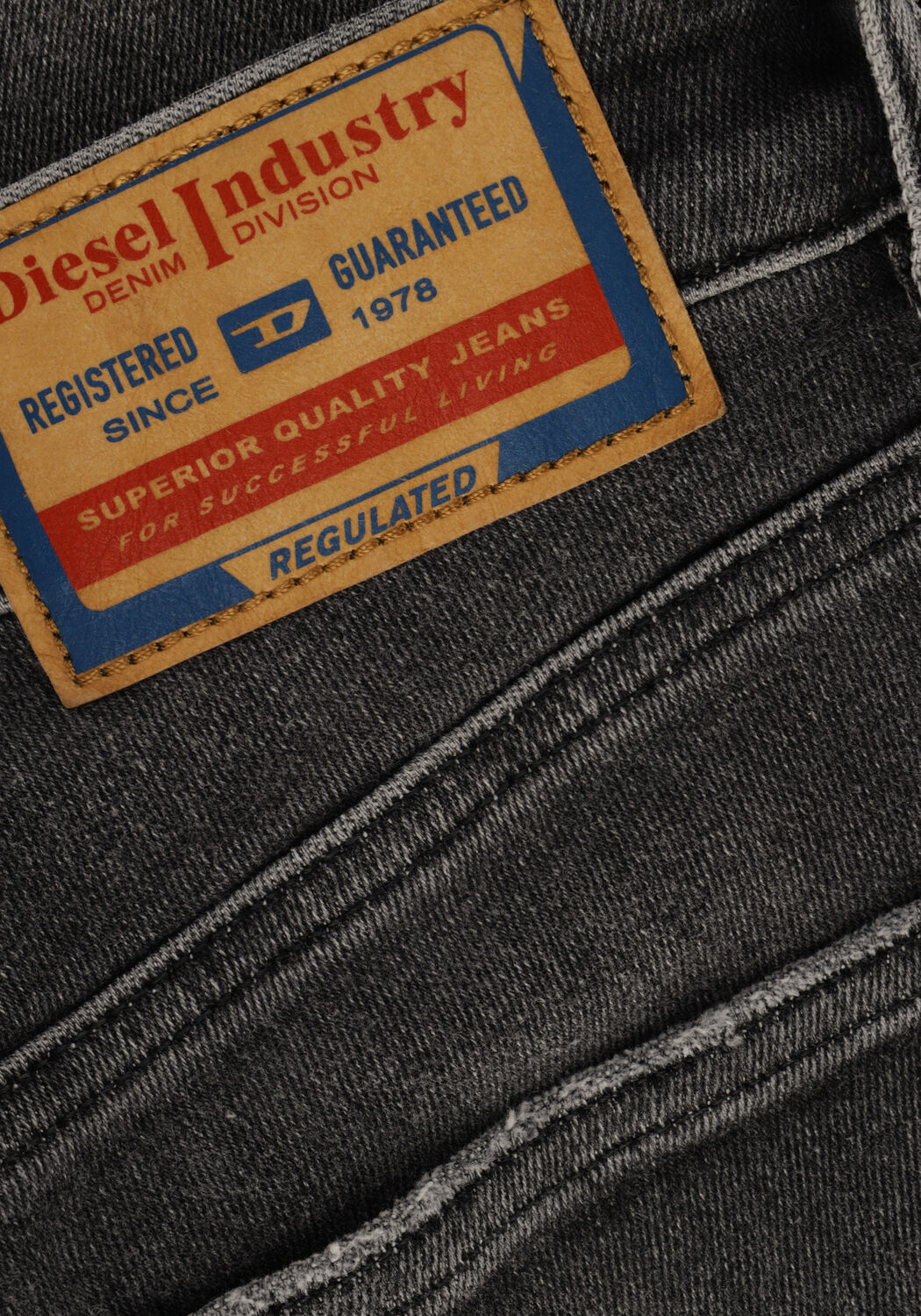 Grijze DIESEL Skinny jeans 2017 SLANDY - large