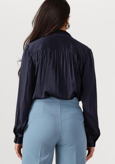 Donkerblauwe ANOTHER LABEL Blouses DANAI TOP L/S - large