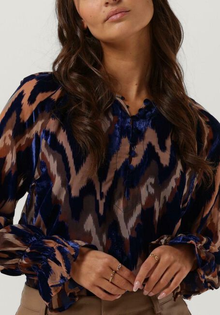Blauwe FREEBIRD Blouse UBELE BLOUSE - large