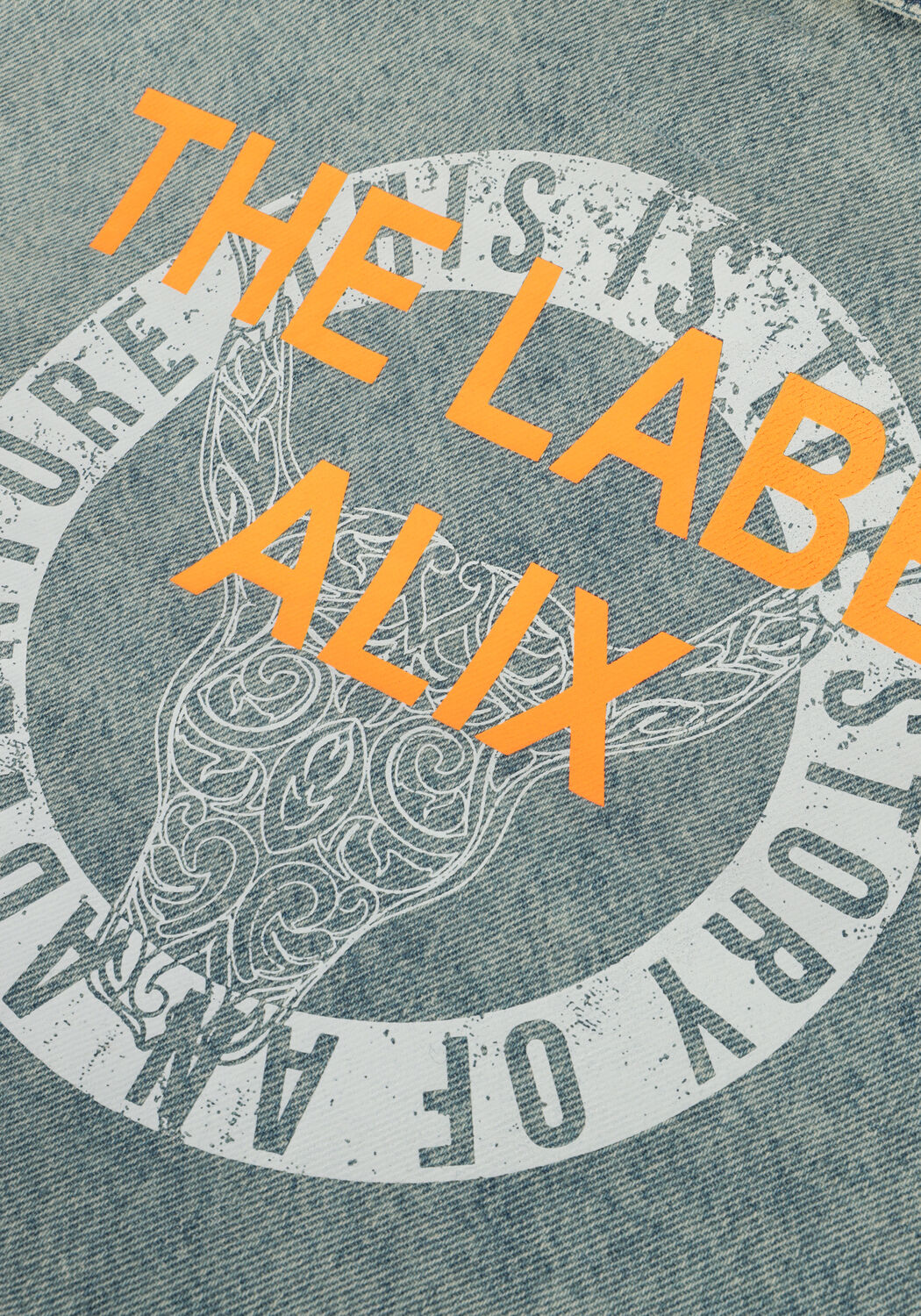 Lichtblauwe ALIX MINI Spijkerjas DENIM JACKET - large