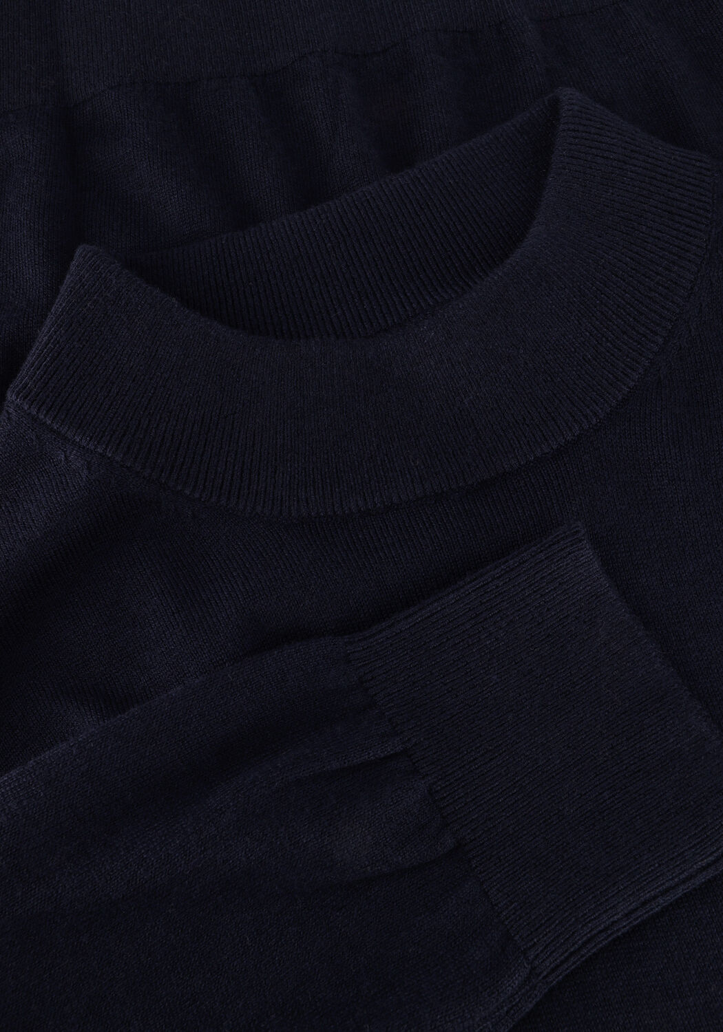 Donkerblauwe SCOTCH & SODA Trui DROPPED SHOULDER MOCK NECK PULLOVER - large
