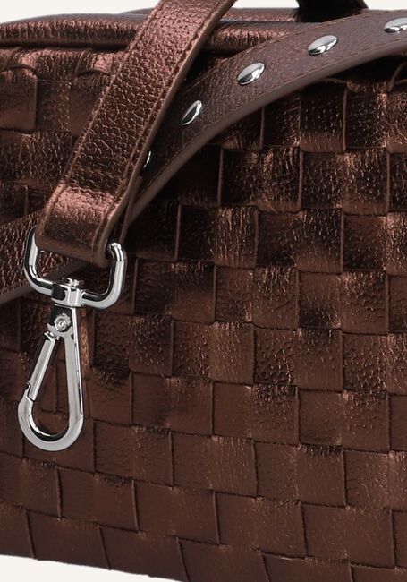 Bruine NÚNOO Schoudertas VILDA METALLIC Bruine NÚNOO Schoudertas VILDA METALLIC - large