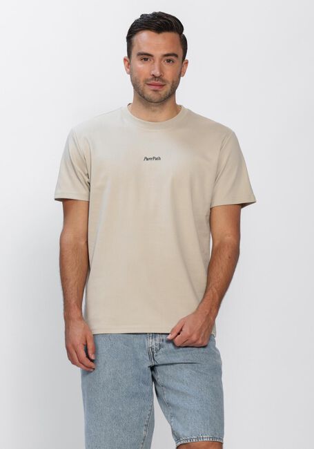 Beige PURE PATH T-shirt BOLD EMBLEM T-SHIRT - large