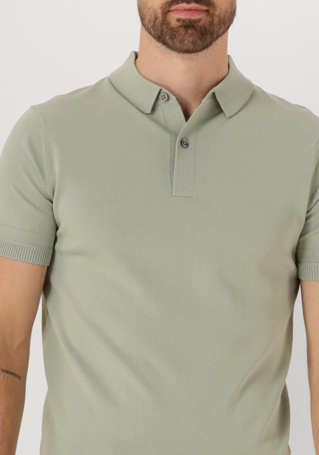 GENTI Heren Polo's & T-shirts Polo Button Ss K2046-1260 Groen
