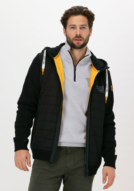 Zwarte PME LEGEND Jack ZIP JACKET STRUCTURED SWEAT WI - large
