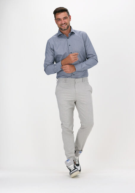 Blauwe PROFUOMO Klassiek overhemd HANDLEY - large