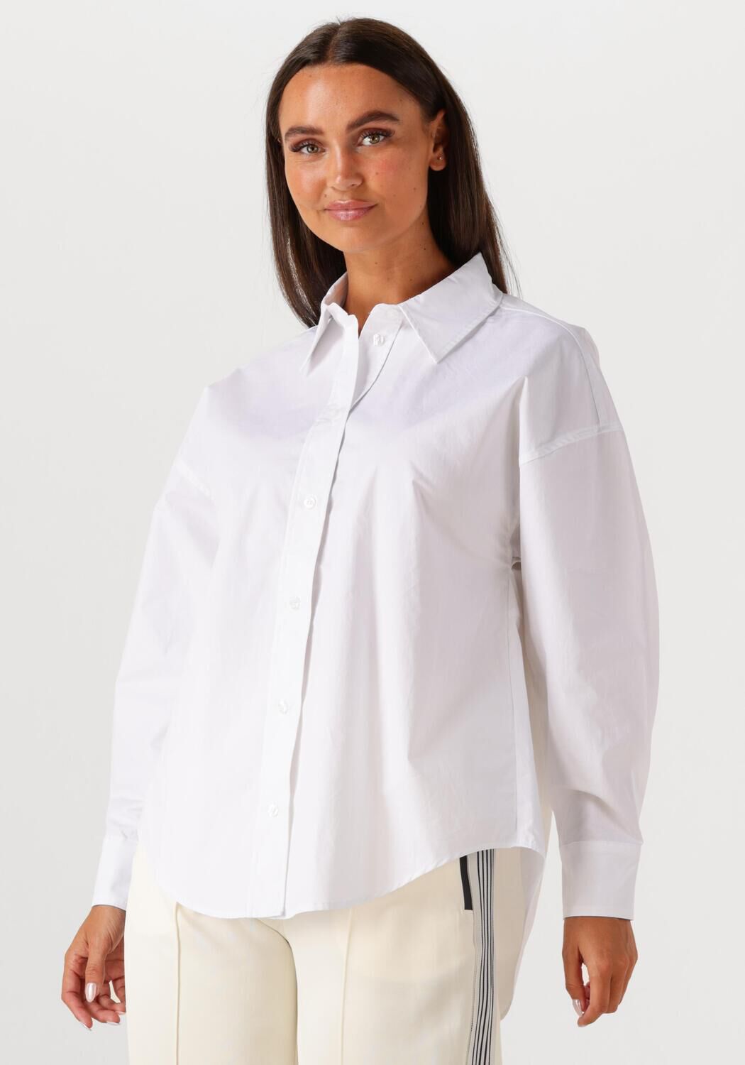 HAUTE L'AMITIÉ Dames Blouses Twist Bow Shirt Wit
