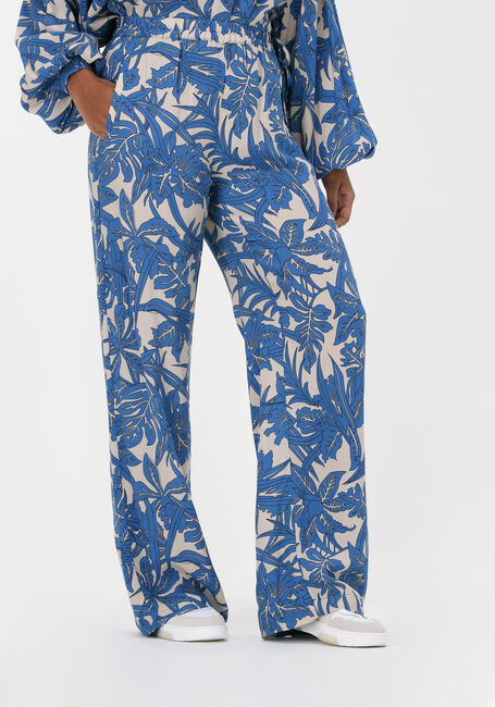 Blauwe BY-BAR Wijde broek MOBY JUNGLE PANT - large
