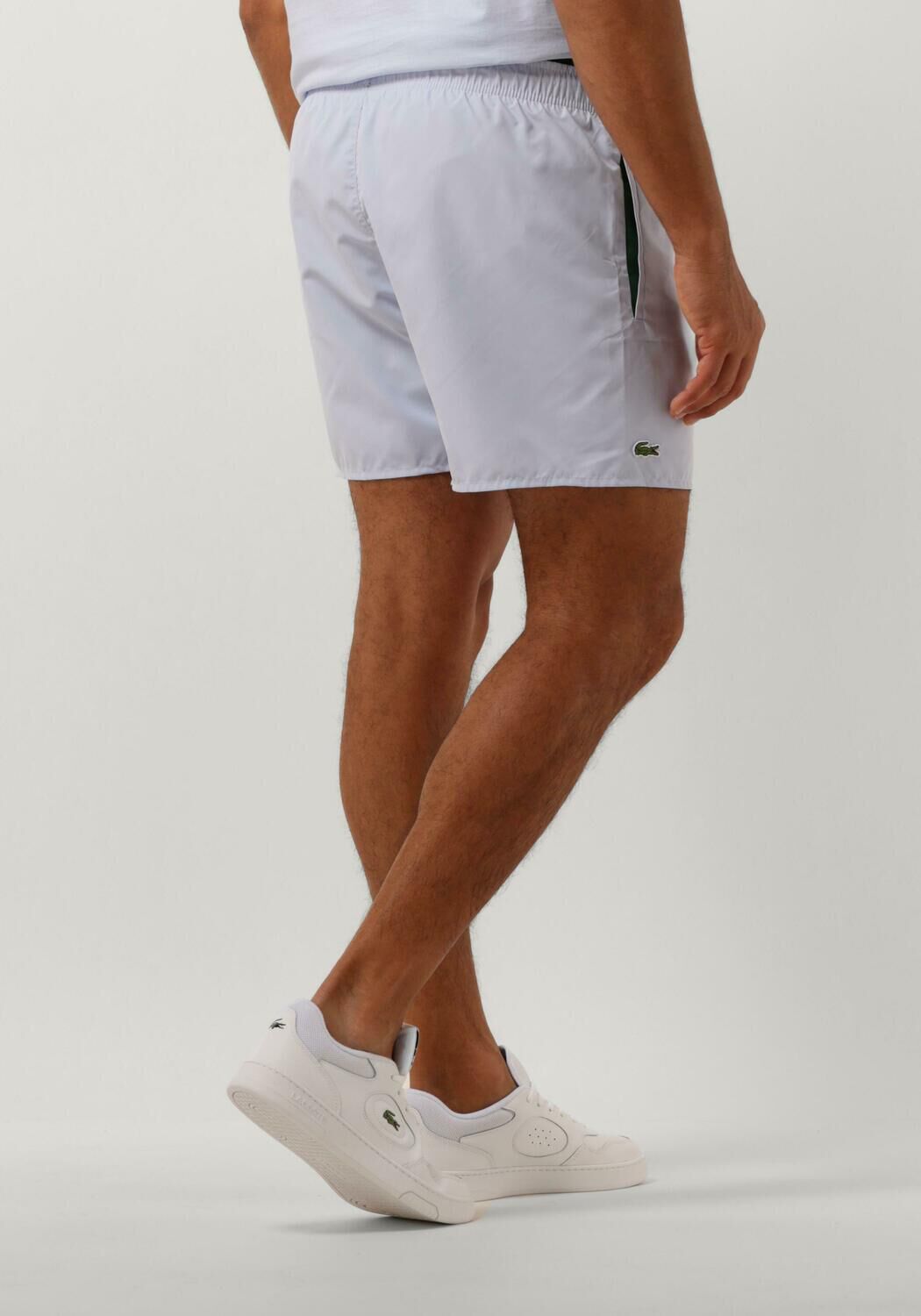 LACOSTE Heren Zwembroeken 1mh1 Men's Swimming Trunks Lichtblauw