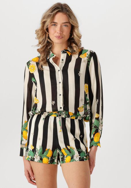Zwarte WILD Blouses BONAVENTURE SICILY - large