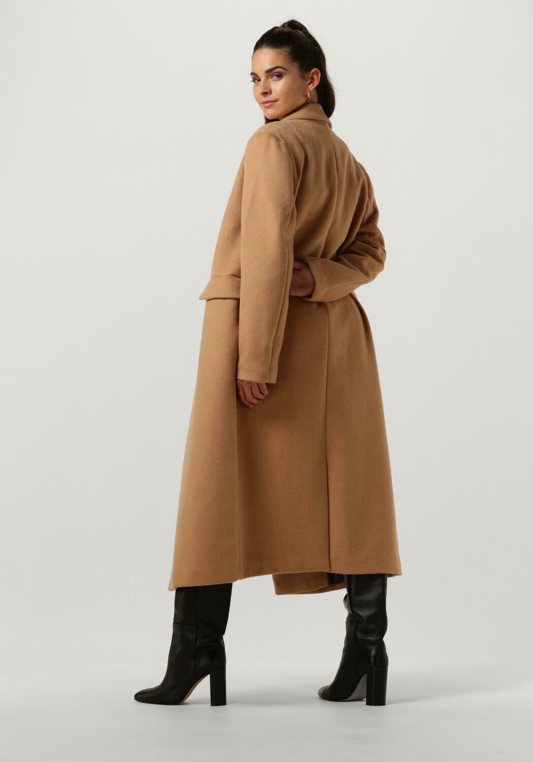 SCOTCH & SODA Dames Jassen Double Breasted Woolen Coat Camel