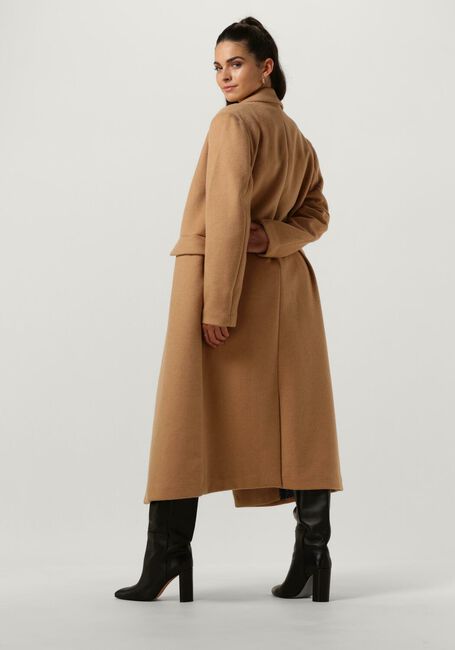 Camel SCOTCH & SODA Mantel DOUBLE BREASTED WOOLEN COAT - large