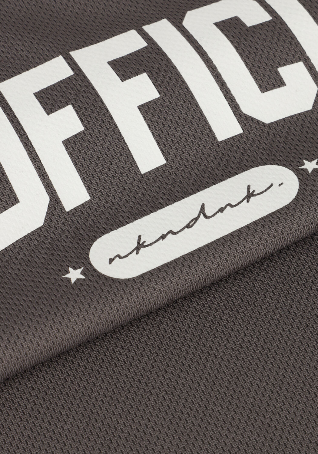 Donkergrijze NIK & NIK T-shirt OFFICIALS OVERSIZED T-SHIRT - large