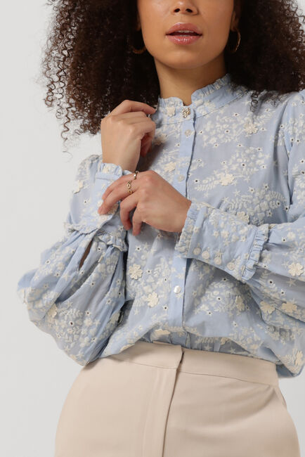 Lichtblauwe FABIENNE CHAPOT Blouses BRODY BRODERIE BLOUSE 10 - large