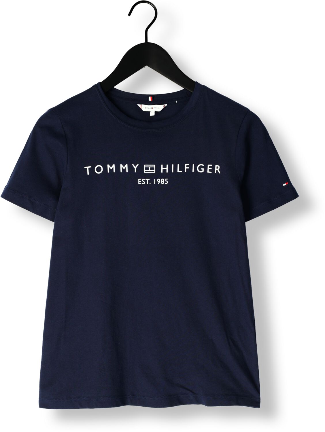TOMMY HILFIGER Dames Tops & T-shirts Reg Corp Logo Donkerblauw