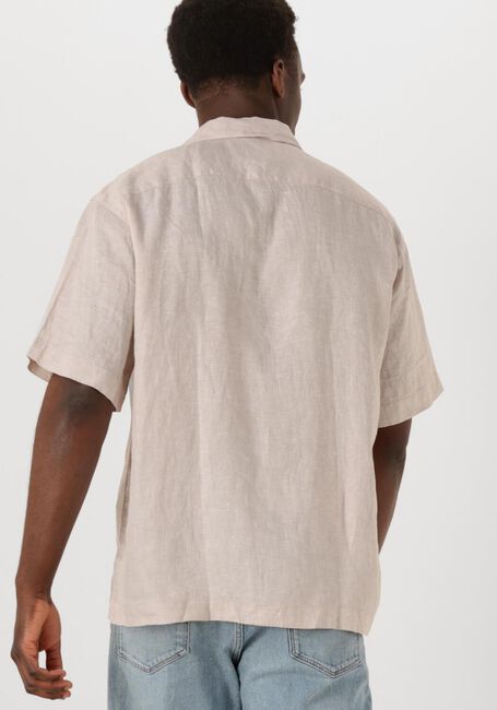 Beige SELECTED HOMME Casual overhemd SLHREGKYLIAN SS SHIRT RESORT - large