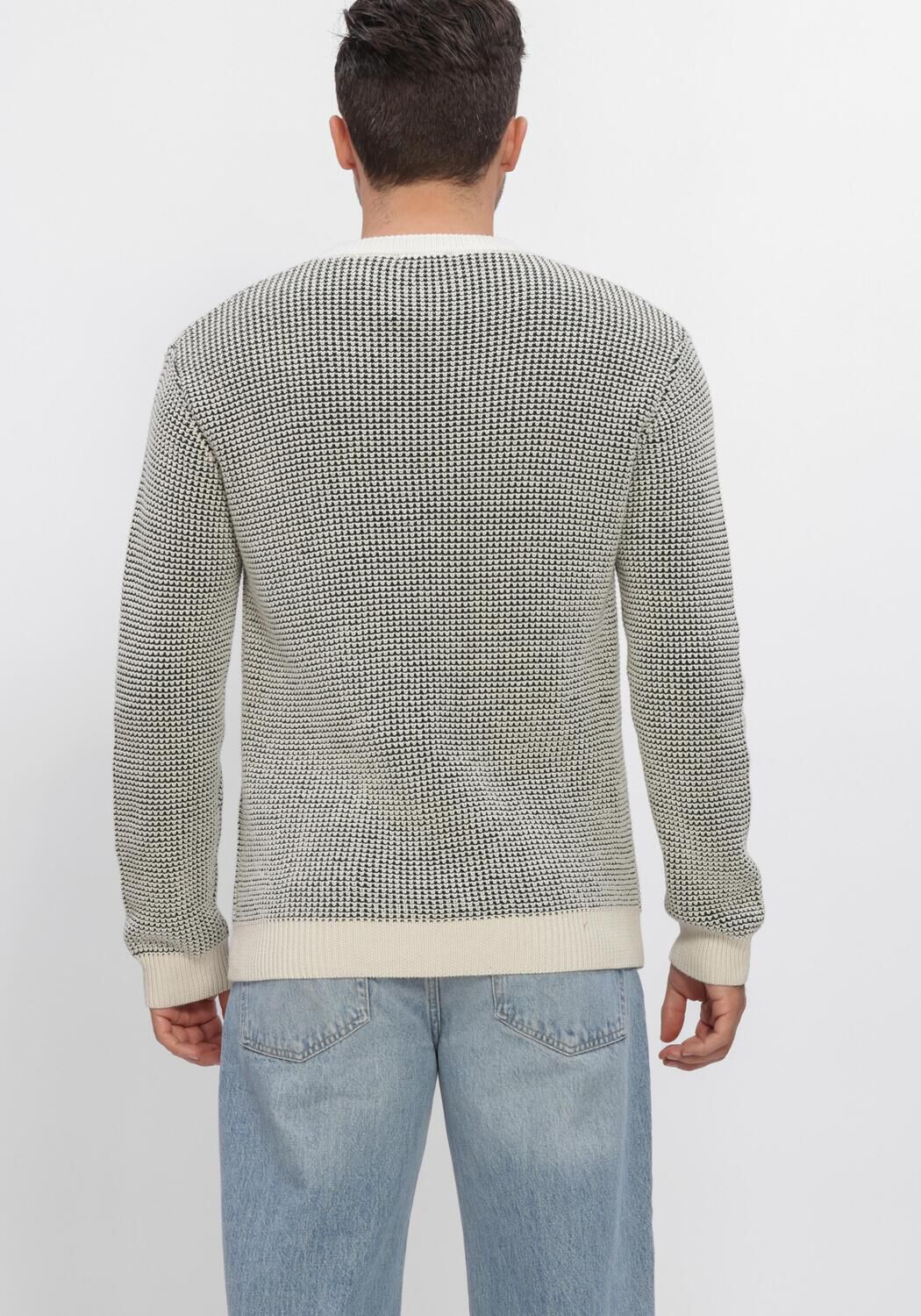 Gebroken wit DSTREZZED Trui DS_LEONES CREWNECK - large