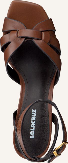 Bruine LOLA CRUZ Platte sandalen 406Z10BK Bruine LOLA CRUZ Platte sandalen 406Z10BK - large