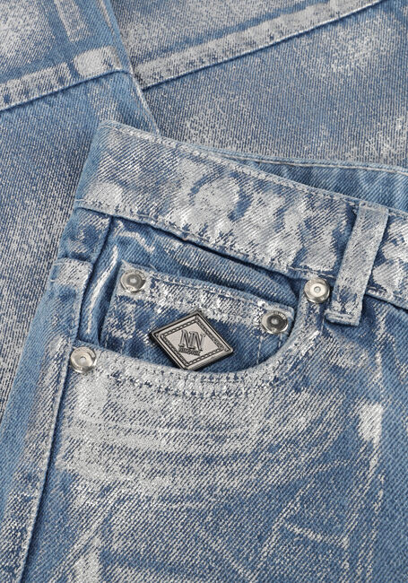 Blauwe NIK & NIK Wide jeans METALLIC PANTS - large