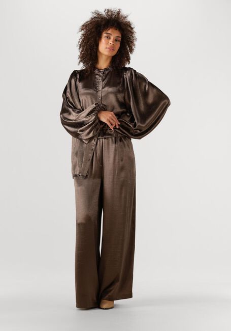 Bruine NOTRE-V Wijde broek NV-GYDA - large