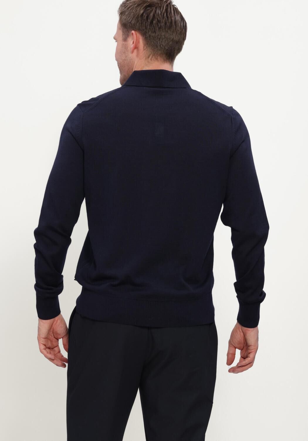 Donkerblauwe BOSS BLACK Trui H-LANCIONE - large