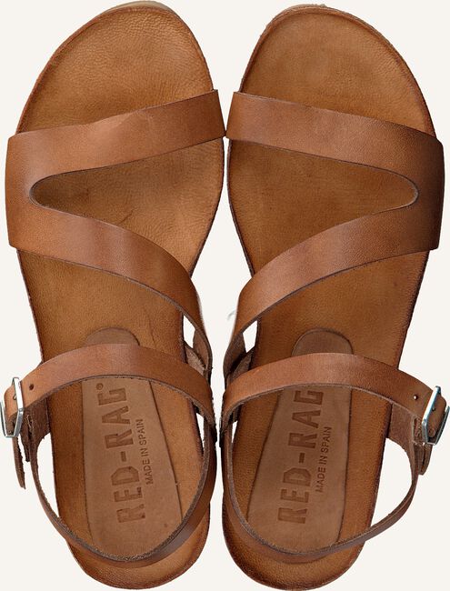 Cognac RED-RAG Platte sandalen 79208 Cognac RED-RAG Platte sandalen 79208 - large