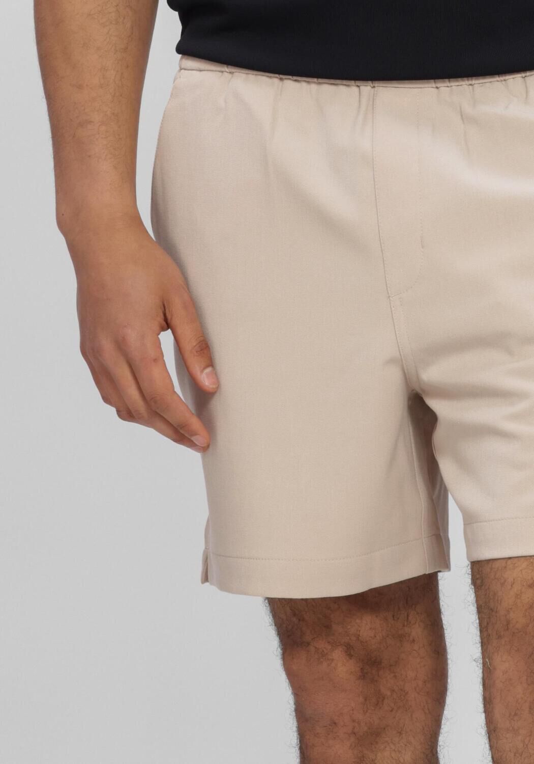 Beige PLAIN Korte broek TURIPL SHORTS - large