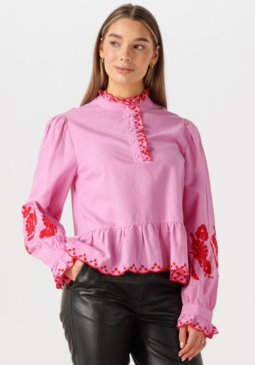 Y.A.S. Dames Blouses Yasbrimu Ls Top Roze