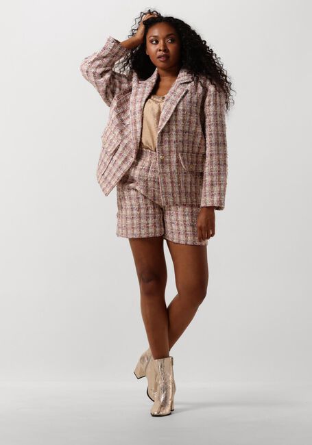 Beige AAIKO Top MAEVEN SATIN VIS 515 Beige AAIKO Top MAEVEN SATIN VIS 515 - large