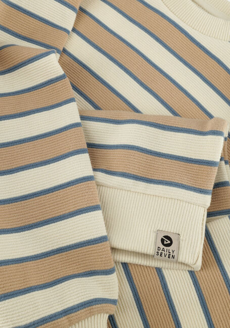 Multi DAILY7 Trui OVERSIZED SWEATER BIG STRIP - large