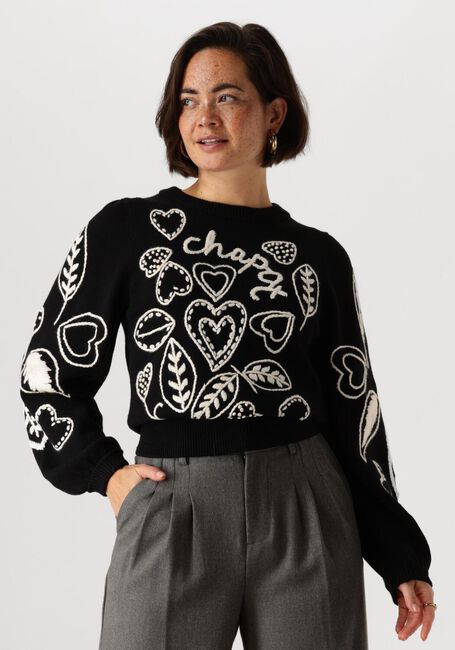 Zwarte FABIENNE CHAPOT Trui VESPER PULLOVER - large