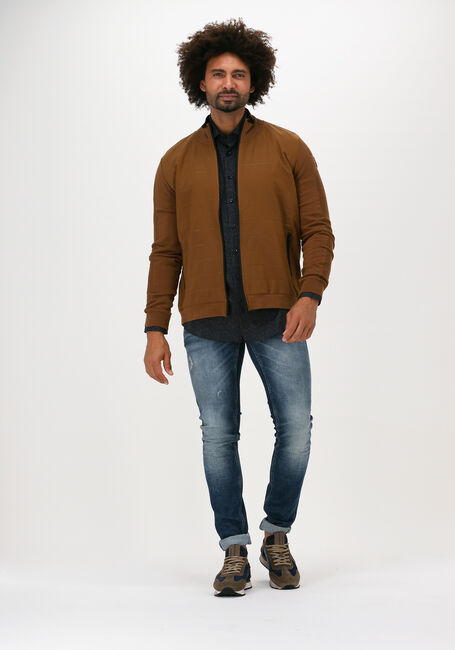 Zwarte VANGUARD Casual overhemd LONG SLEEVE SHIRT PRINT ON FIN - large