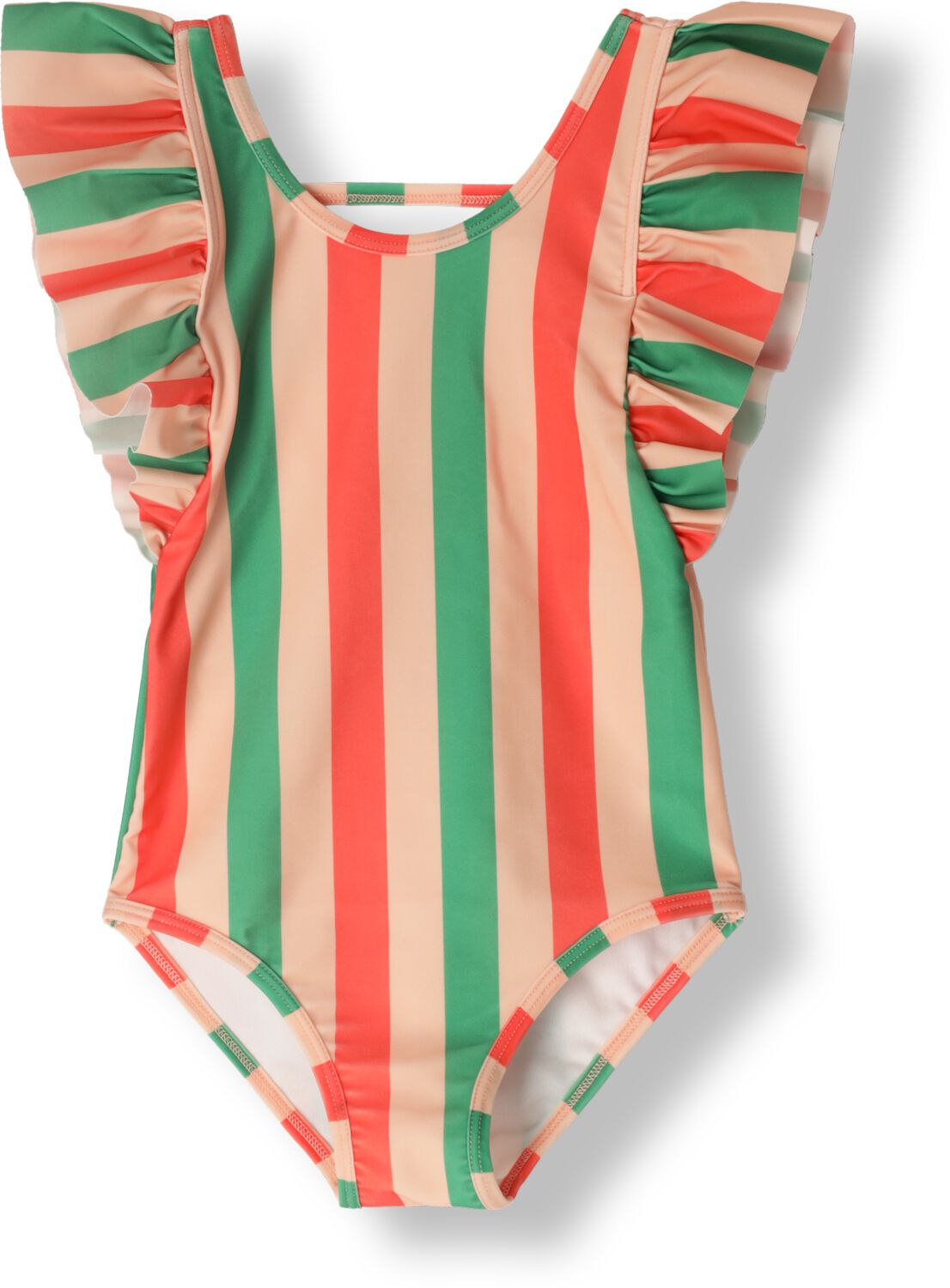 Sproet & Sprout Meisjes Zwemkleding Swimsuit Ruffle Stripe Print Multi