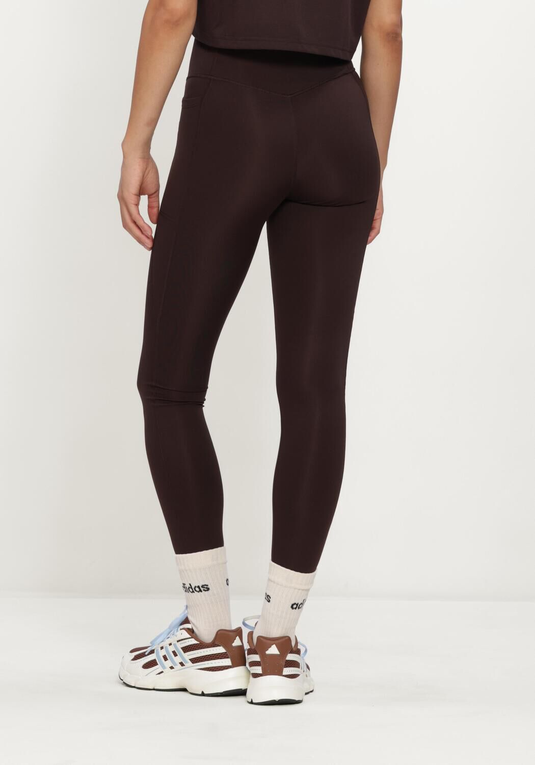 Bruine ADIDAS Legging OPT ESS ST 1/1 - large