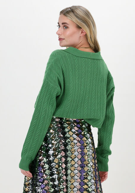 Groene BELLAMY Trui MY POLO CABLE - large