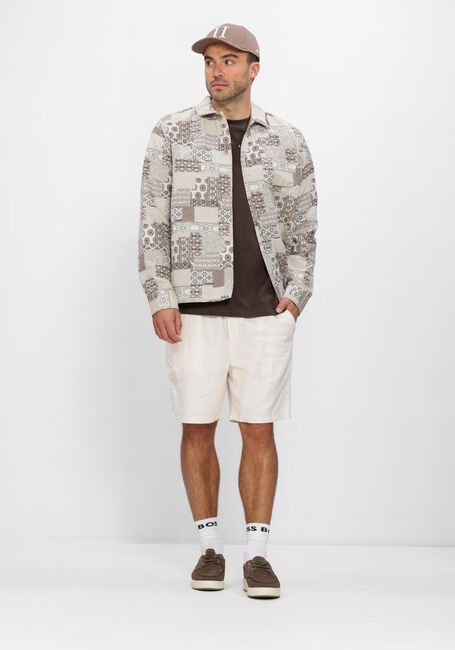 Ecru LES DEUX Korte broek OTTO LINEN SHORTS - large