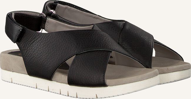Zwarte UNISA Platte sandalen CESTA Zwarte UNISA Platte sandalen CESTA - large