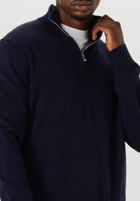 Donkerblauwe CALVIN KLEIN Trui LS 100% MERINO QZ 14GG - large
