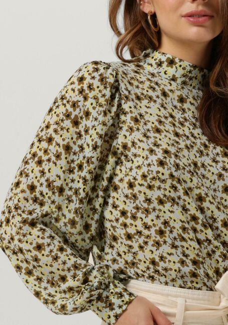 Groene MSCH COPENHAGEN Blouses ADALIA RIKKELIE TOP AOP - large