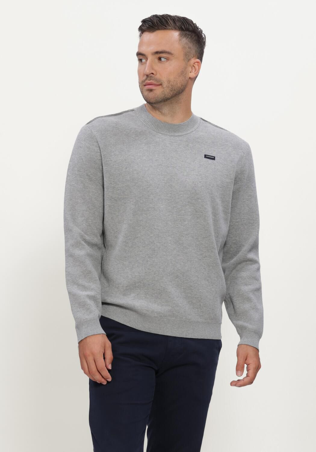 Lichtgrijze BLUE INDUSTRY Trui KNITWEAR - large