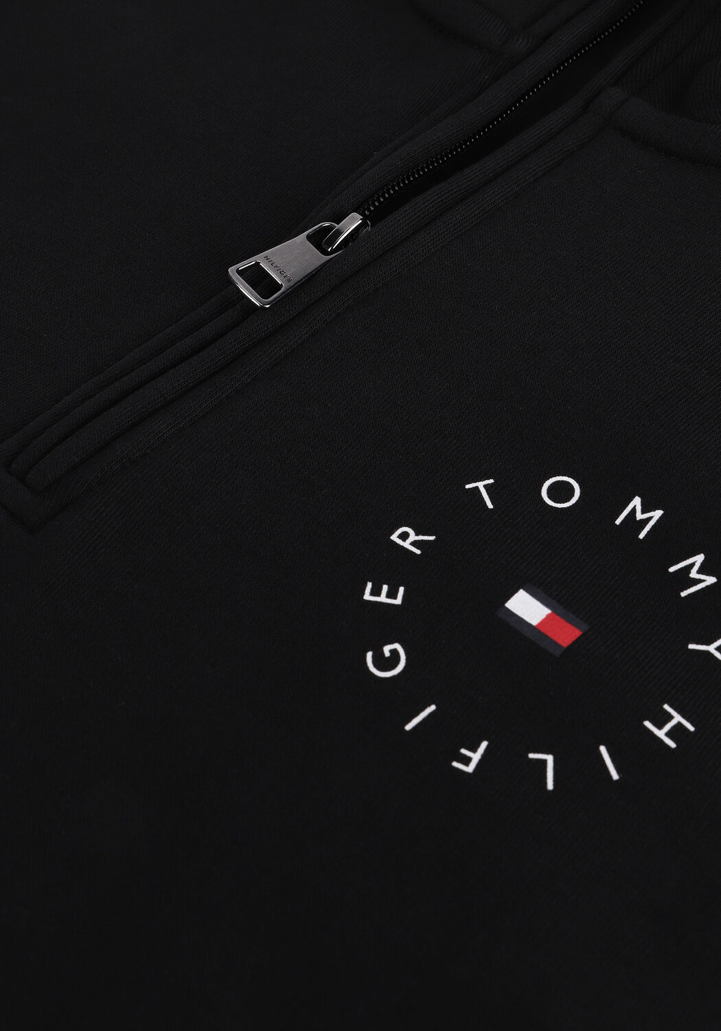 Zwarte TOMMY HILFIGER Trui ROUNDALL GRAPHIC MOCK NECK - large