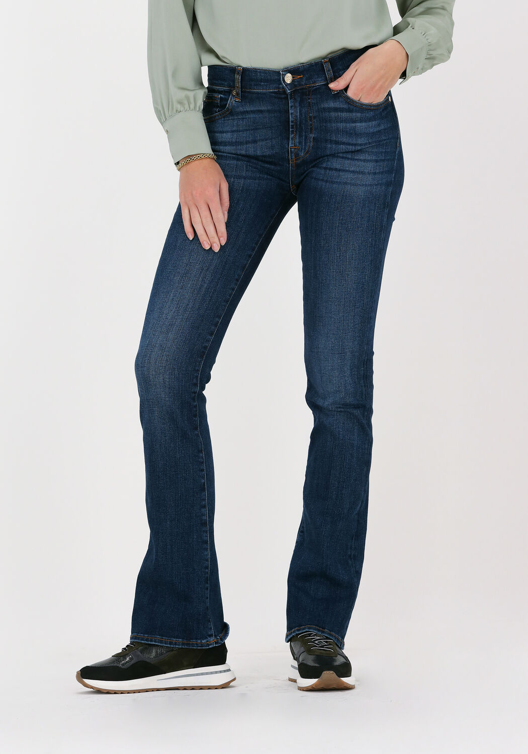 Blauwe 7 FOR ALL MANKIND Bootcut jeans BOOTCUT | Omoda