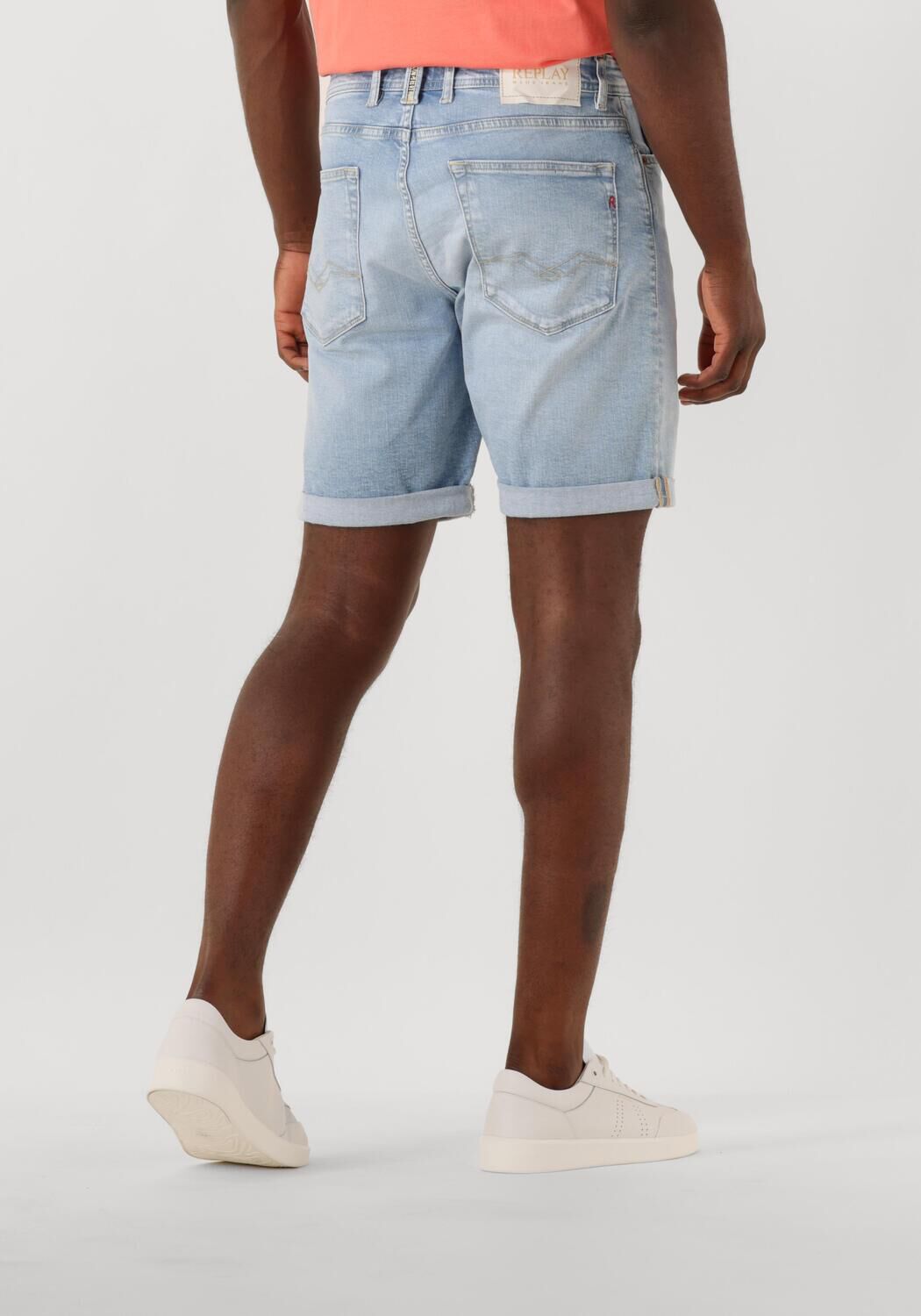 REPLAY Heren Jeans Rbj.981 Short Lichtblauw