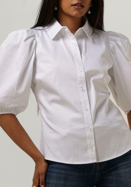 Witte NOTES DU NORD Blouses KIRA SHORT SLEEVE SHIRT - large