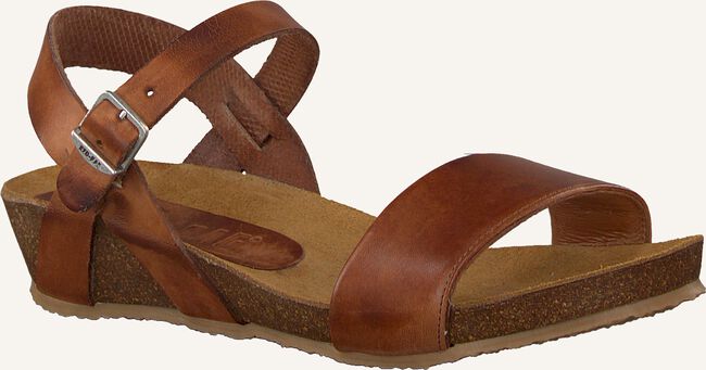 Cognac RED-RAG Platte sandalen 79198 Cognac RED-RAG Platte sandalen 79198 - large