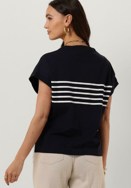 Donkerblauwe TOMMY HILFIGER T-shirt TLX STRIPE EMB C-NK SS - large