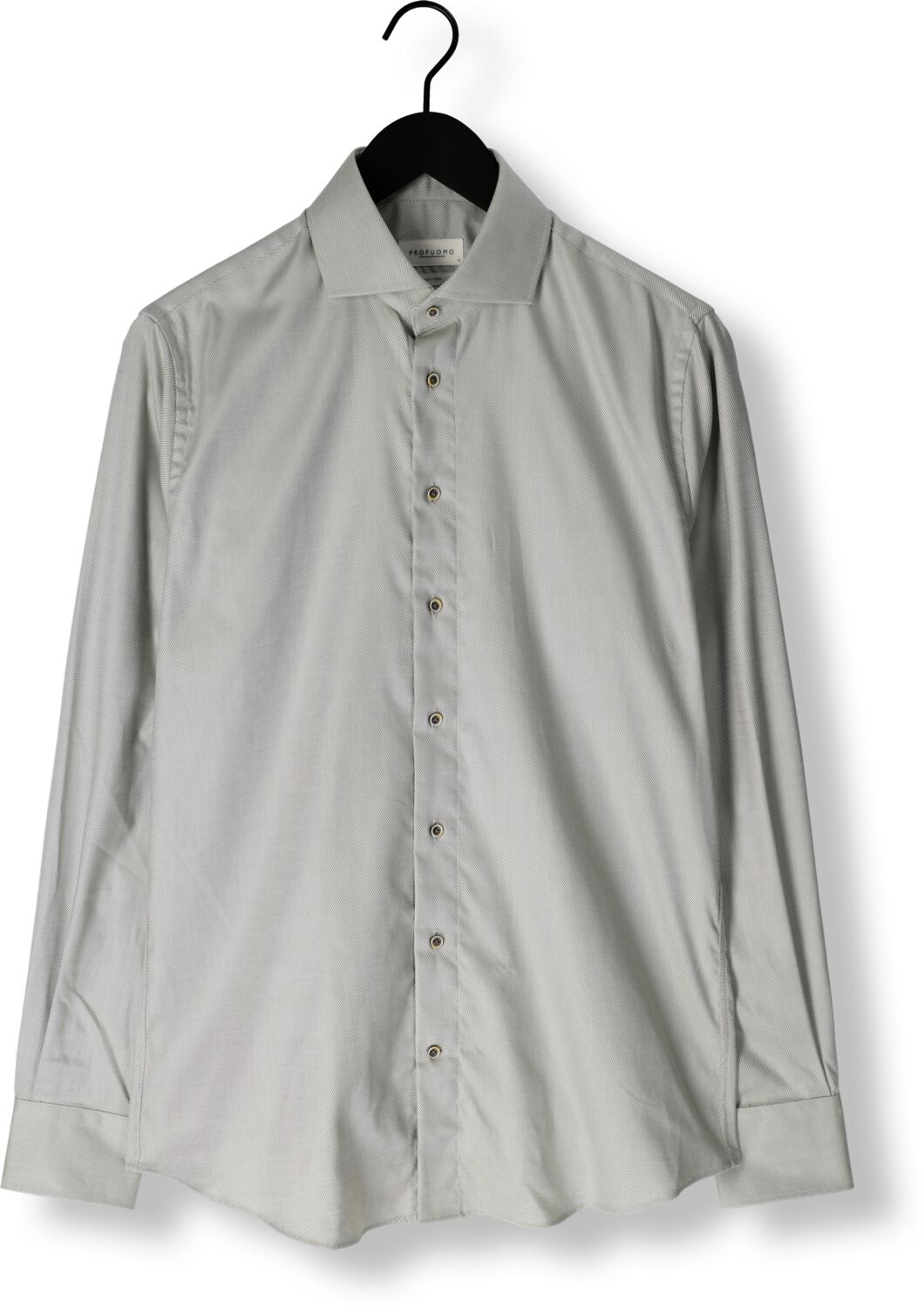 PROFUOMO Heren Overhemden Shirt Cutaway Sc Sf Non Iron Groen