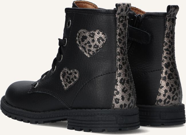 Zwarte TON & TON Veterboots THYRZA Zwarte TON & TON Veterboots THYRZA - large