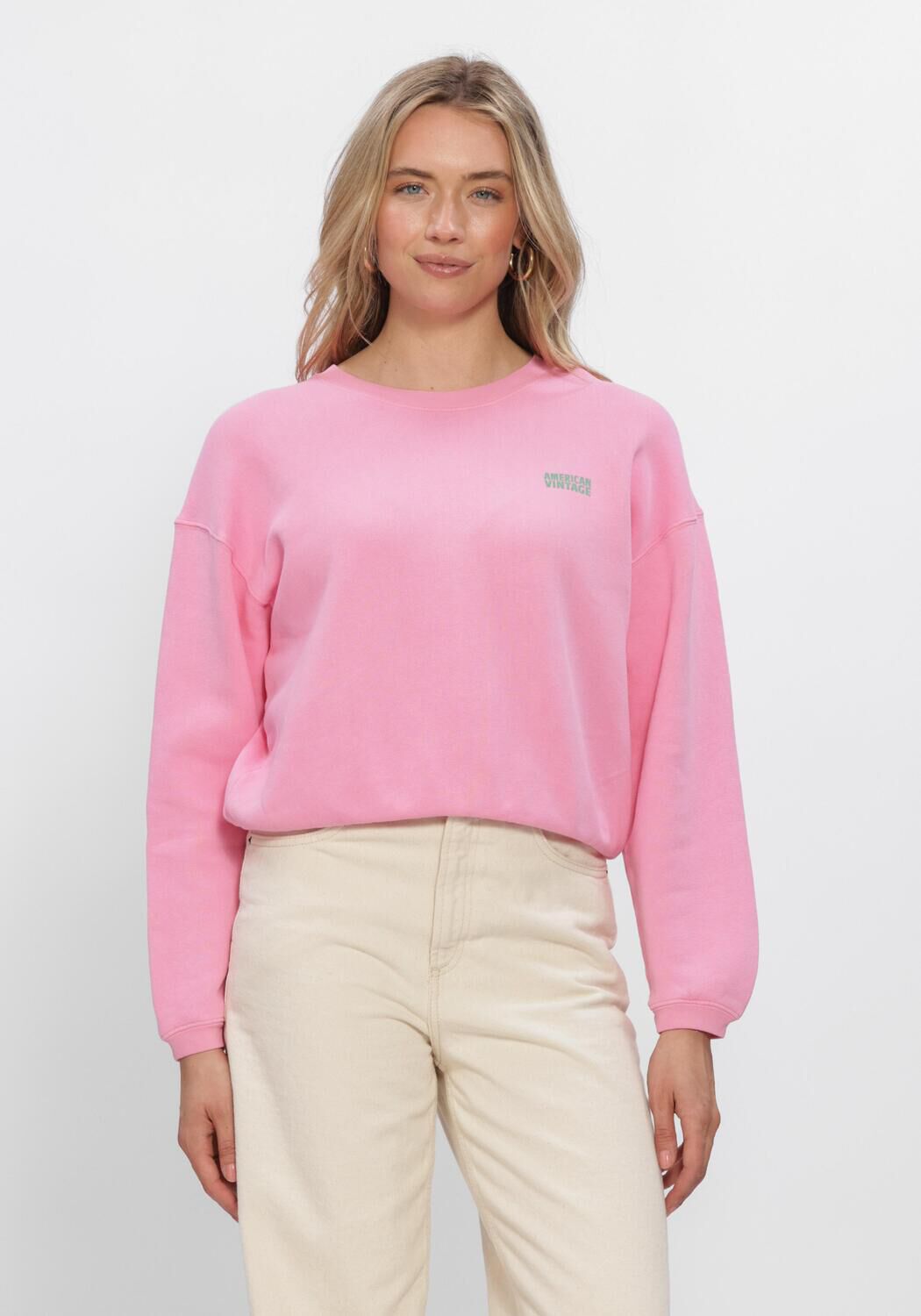 Roze AMERICAN VINTAGE Sweater IZUBIRD D - large