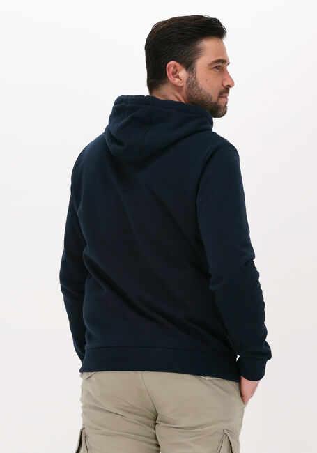 Donkerblauwe PME LEGEND Sweater HOODED BRUSHED SWEAT - large
